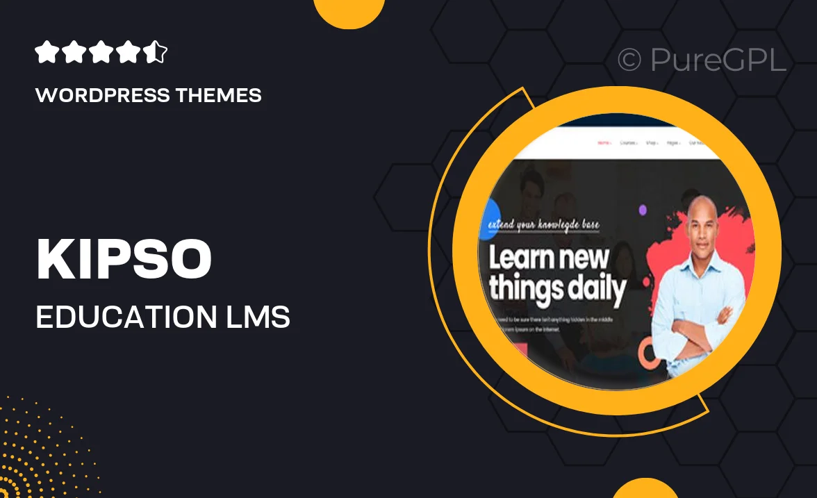 Kipso – Education LMS WordPress Theme