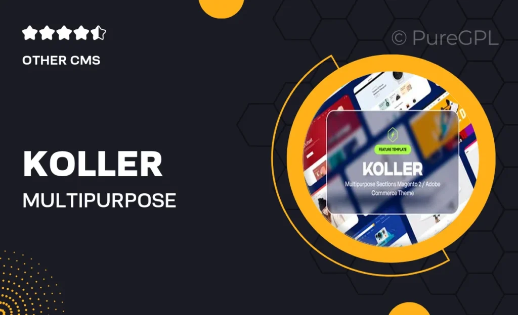 Koller – Multipurpose Sections Magento 2 / Adobe