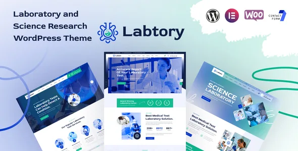 labtory laboratory and science research wordpress theme 1