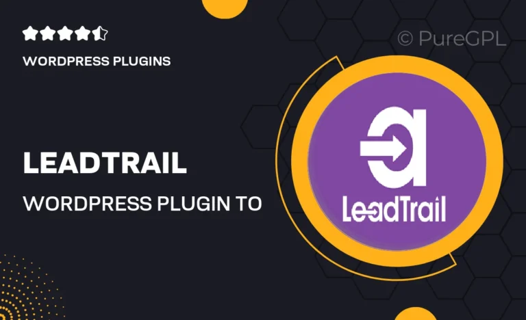 leadtrail wordpress plugin to sell leads