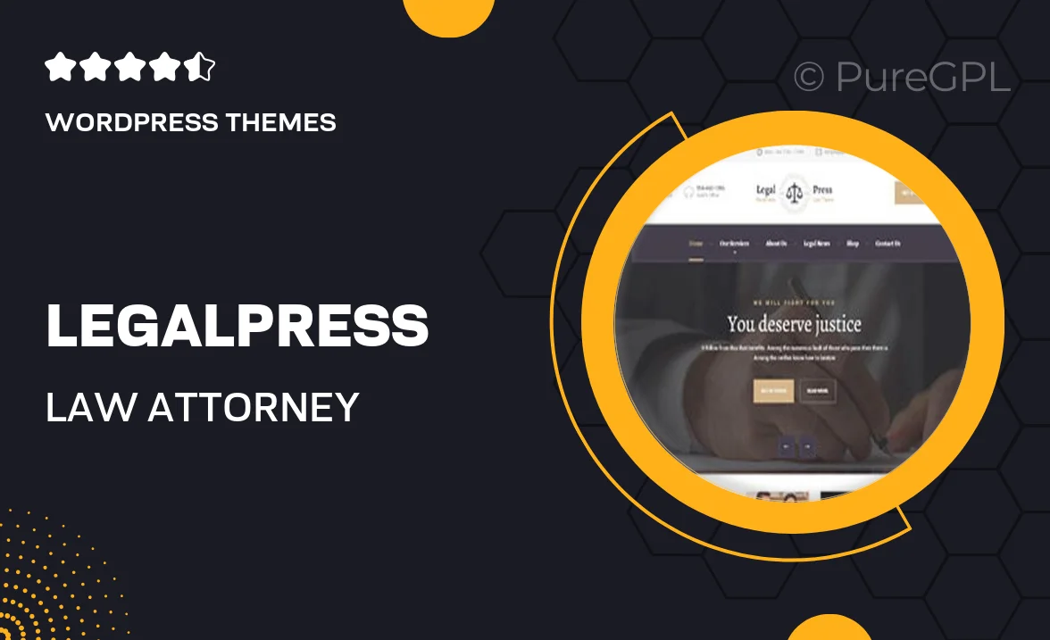 LegalPress – Law, Attorney, Insurance, Legal Theme