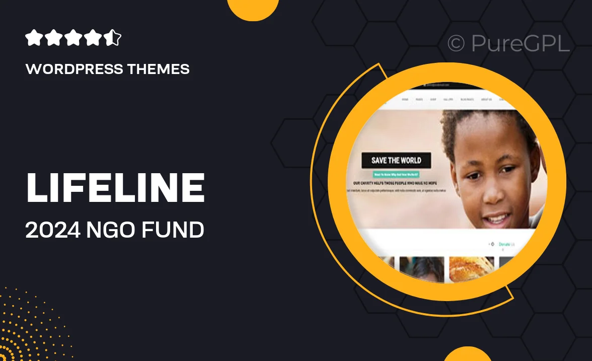 Lifeline – 2024 NGO, Fund Raising and Charity WordPress Theme