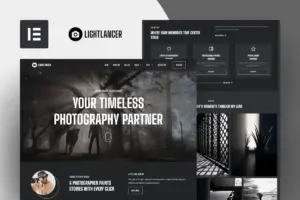 Lightlancer – Photographer Elementor Pro Template Kit