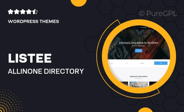 listee all in one directory listing wordpress theme
