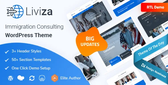 liviza immigration consulting wordpress theme rtl 1