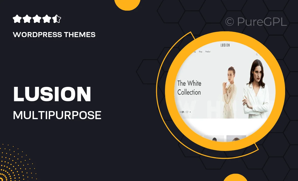 Lusion – Multipurpose eCommerce WordPress Theme