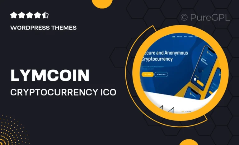 lymcoin cryptocurrency ico wordpress theme