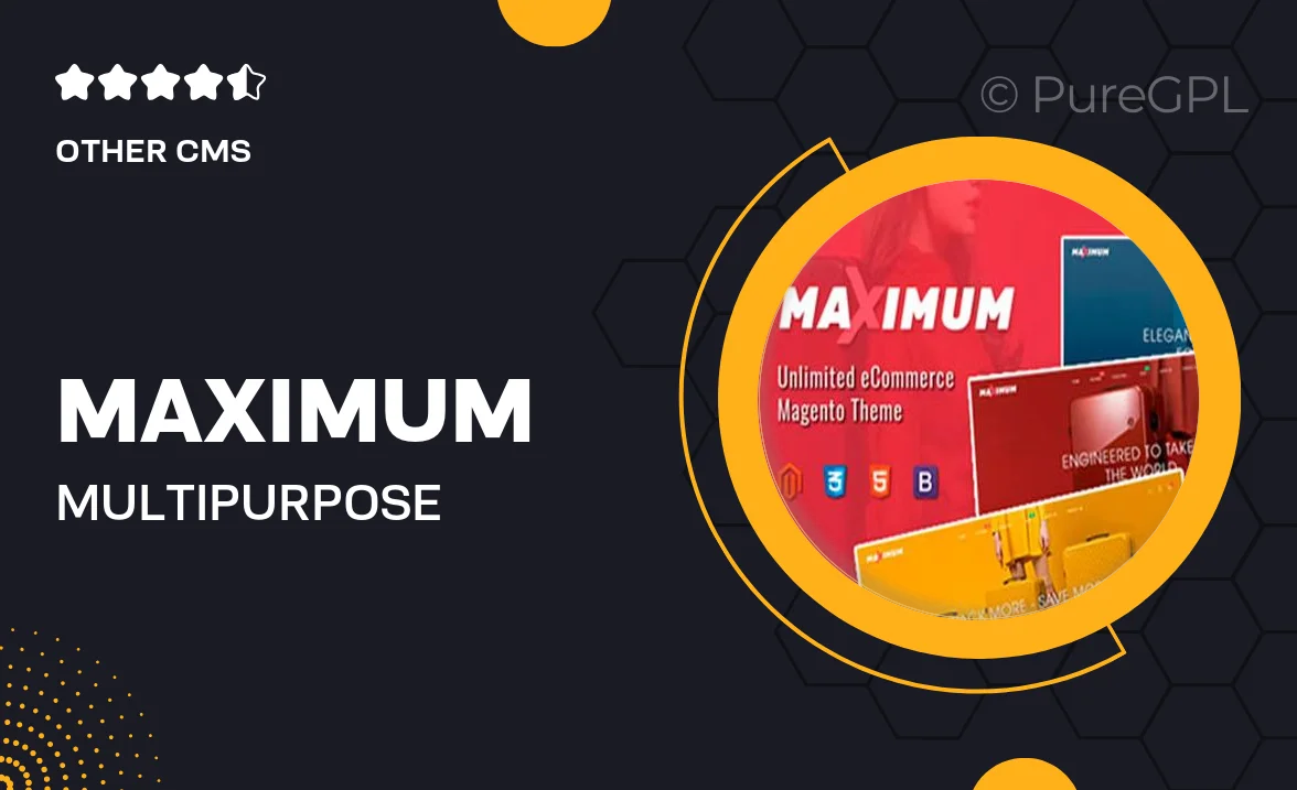 Maximum – Multipurpose Magento 2 Template