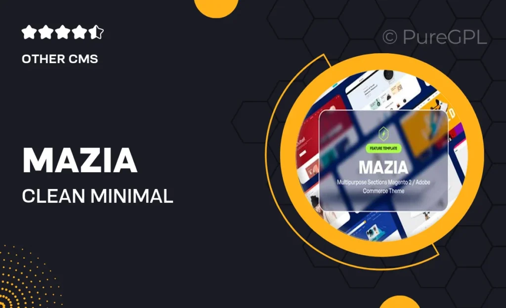 Mazia – Clean, Minimal Magento 2 Theme
