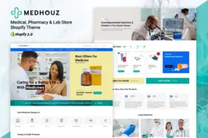 Medhouz – Medical, Pharmacy & Lab Store Shopify Theme