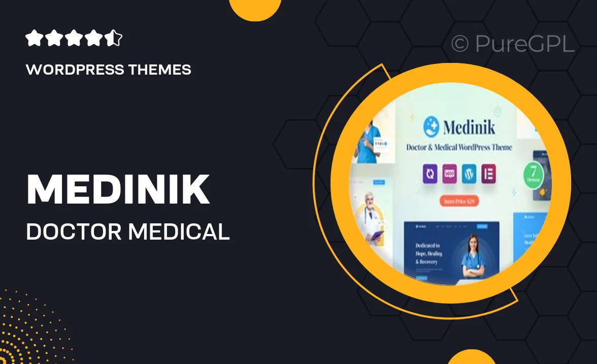 Medinik – Doctor & Medical WordPress Theme