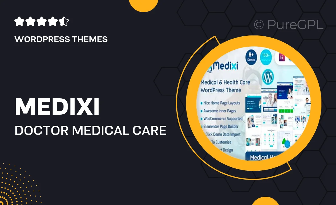 Medixi – Doctor & Medical Care WordPress Theme