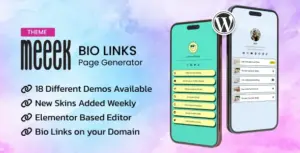Meeek – Bio Links Builder Theme