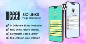 Meeek – Elementor Bio Links Builder for WordPress