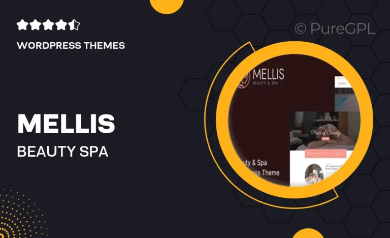 mellis beauty spa wordpress theme