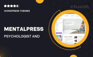 MentalPress – Psychologist and Psychiatrist WordPress Theme