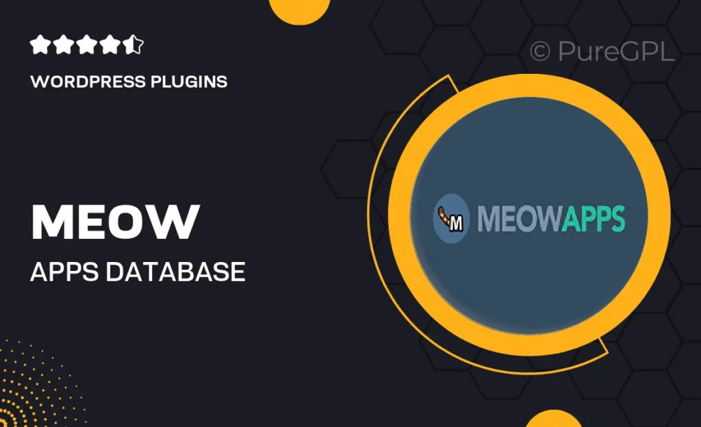 Meow Apps | Database Cleaner & Optimizer Pro feature image