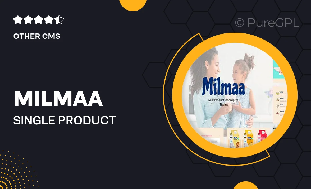 Milmaa – Single Product, OnePage Shopify Theme