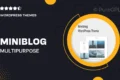 Miniblog – Multipurpose, Minimal WordPress Theme