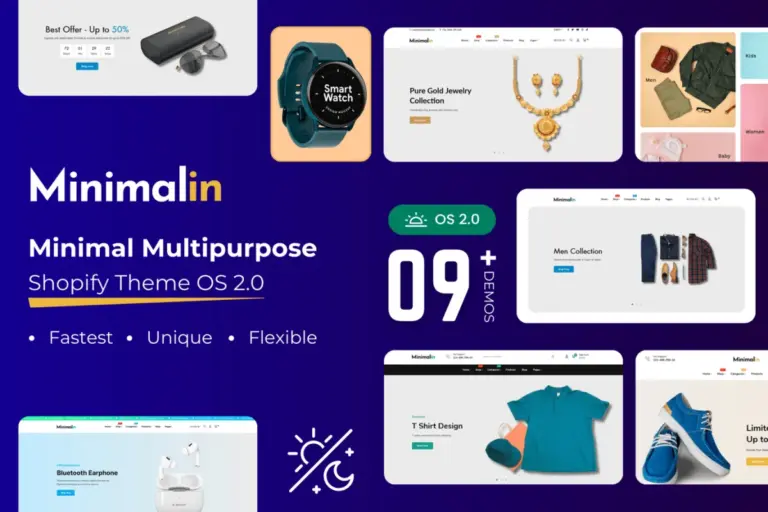 minimalin minimal ecommerce shopify theme os 20