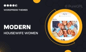 Modern Housewife | Women & Family WordPress Blog Theme