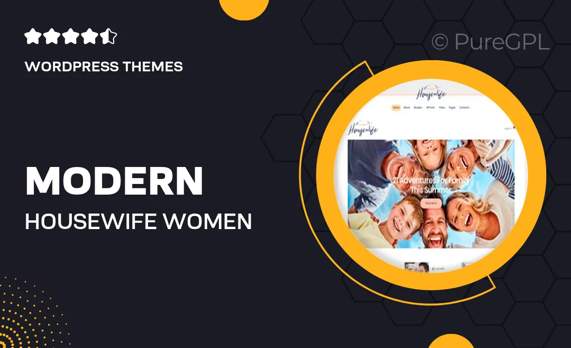 Modern Housewife | Women & Family WordPress Blog Theme