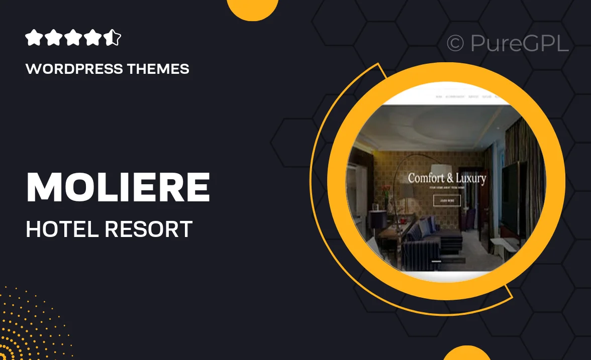 Moliere – Hotel & Resort WordPress Theme