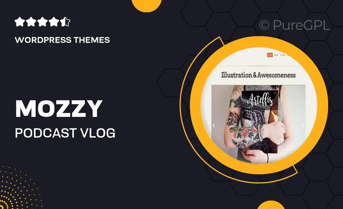 Mozzy – Podcast & Vlog WordPress Theme