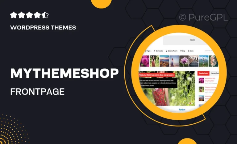 mythemeshop frontpage