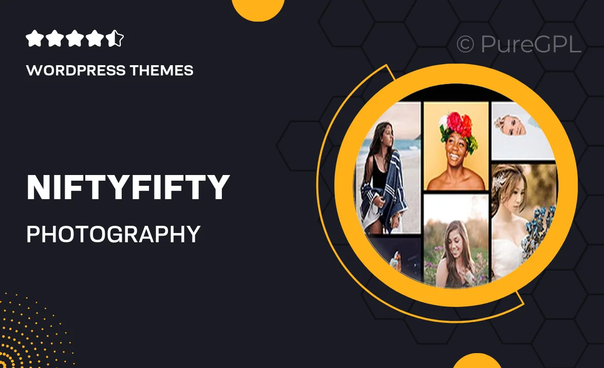 Niftyfifty – Photography WordPress Theme