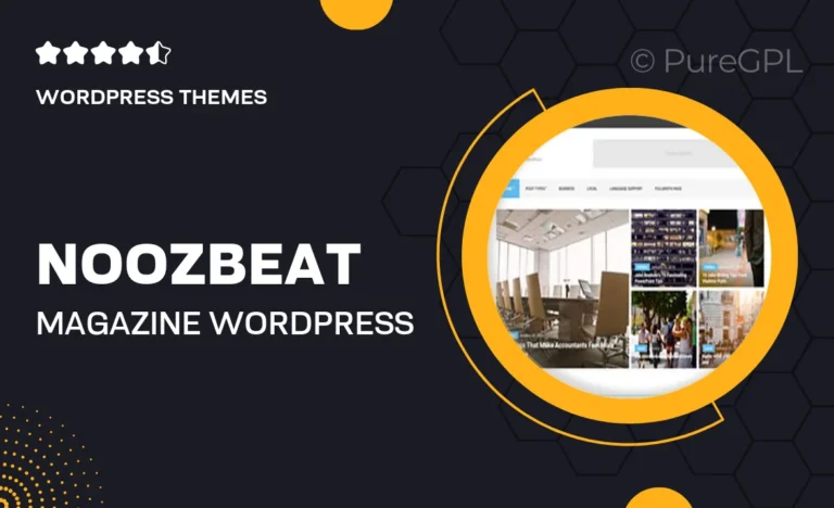 noozbeat magazine wordpress theme