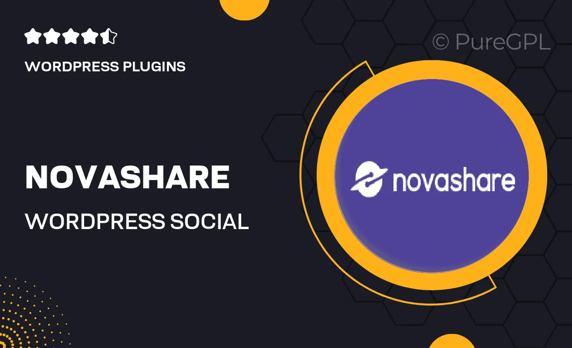 Novashare – WordPress Social Sharing
