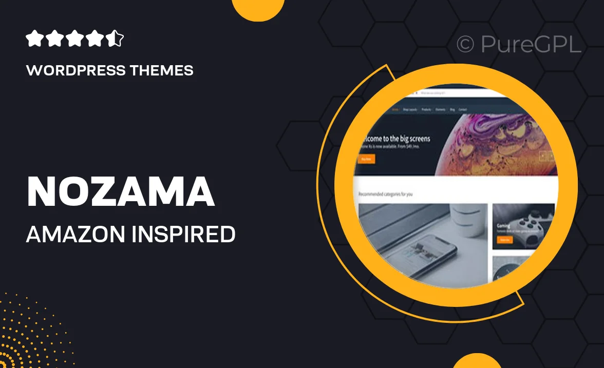Nozama – Amazon Inspired WooCommerce
