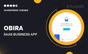 Obira – SaaS Business & App Showcase WordPress Theme