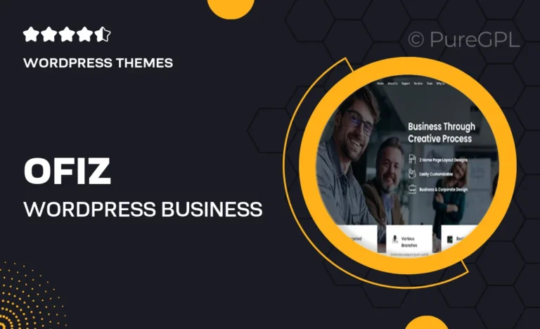 Ofiz – WordPress Business Consulting Theme