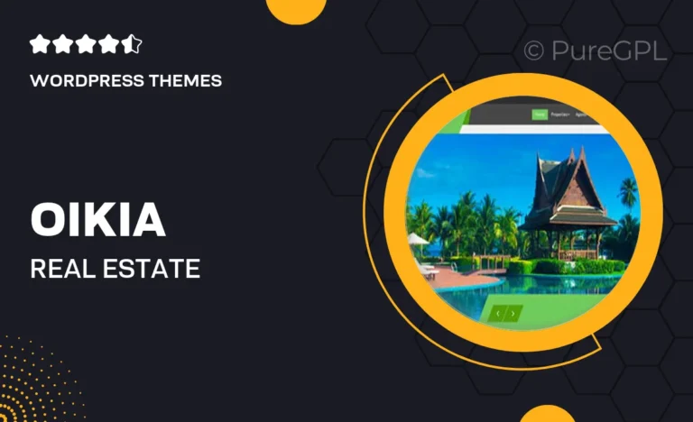oikia real estate wordpress theme