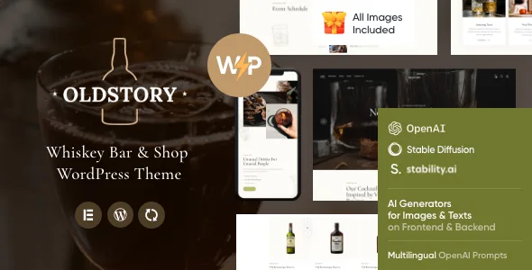 OldStory – Whisky Bar, Pub & Restaurant WordPress Theme