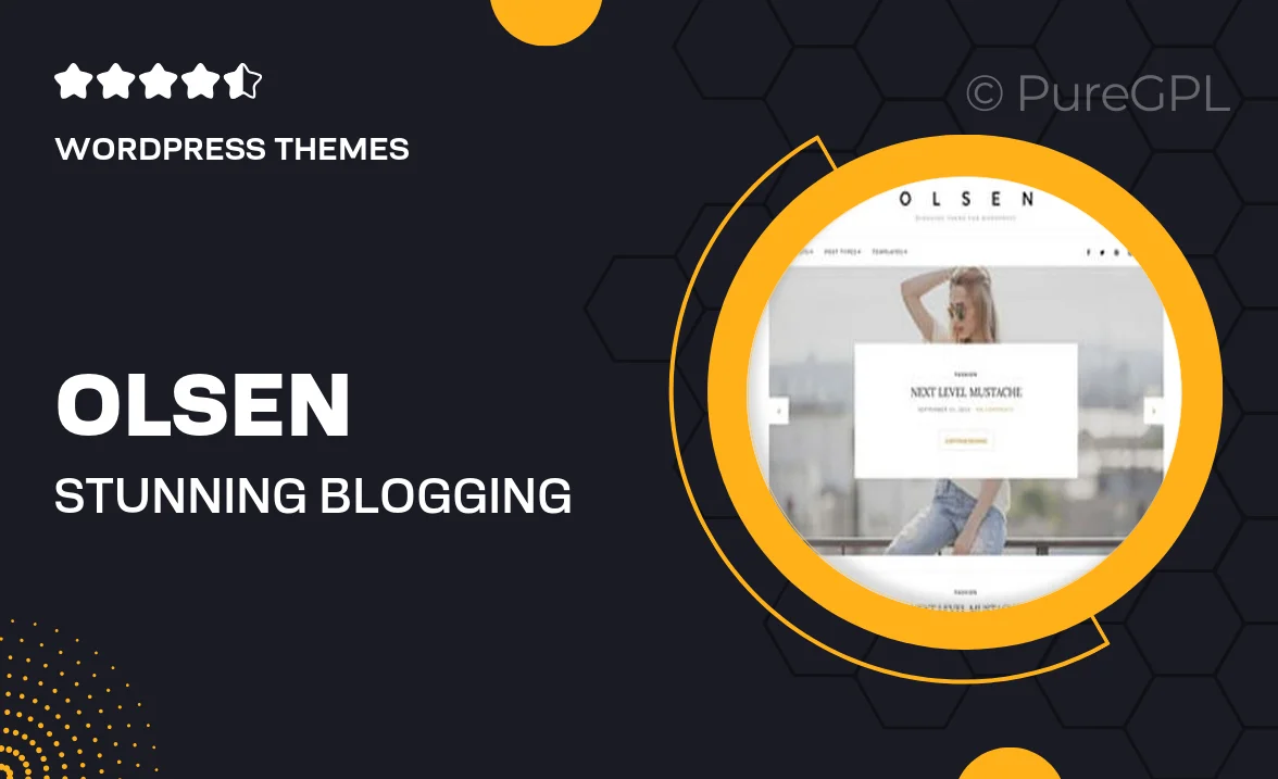 Olsen – Stunning Blogging Theme for WordPress