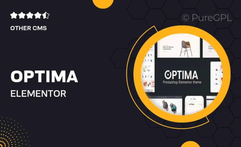 optima elementor multipurpose prestashop theme