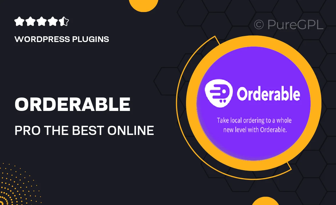 Orderable Pro – The Best Online Ordering System for Restaurants