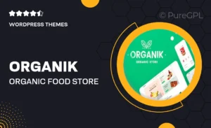 Organik – Organic Food Store WordPress Theme