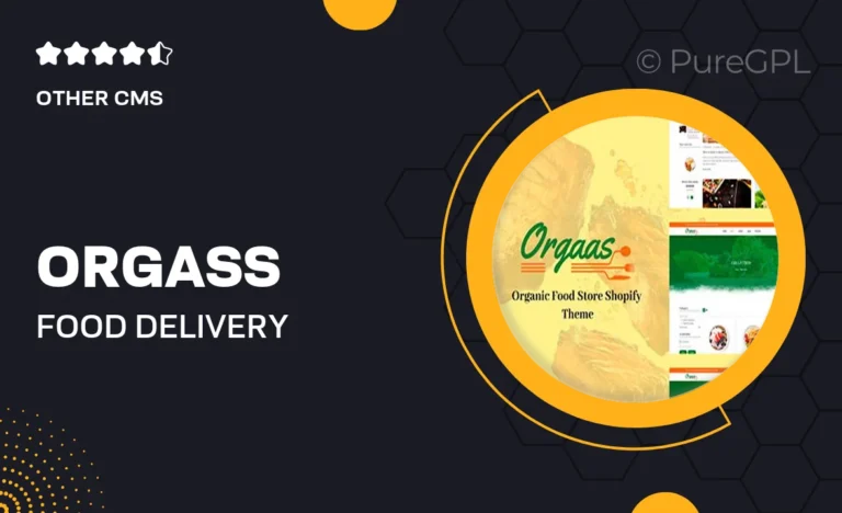 orgass food delivery shopify theme