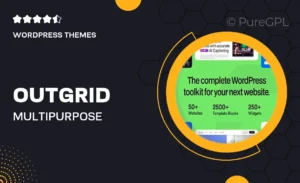 Outgrid – Multi-Purpose Elementor WordPress Theme