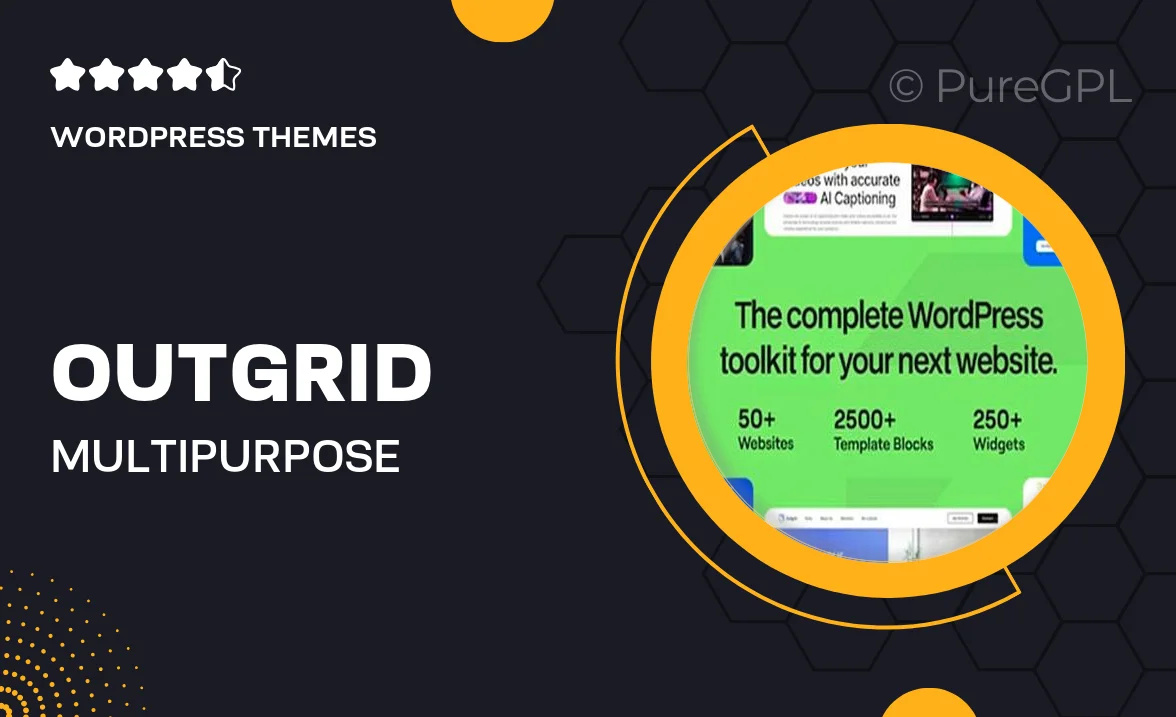 Outgrid – Multi-Purpose Elementor WordPress Theme