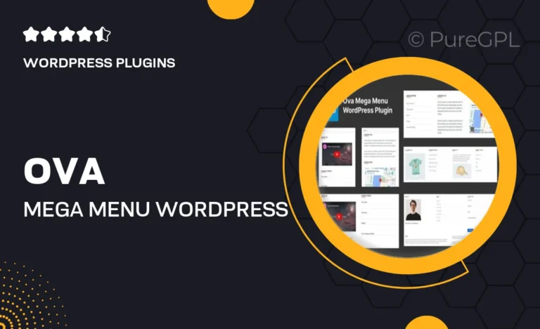 ova mega menu wordpress plugin