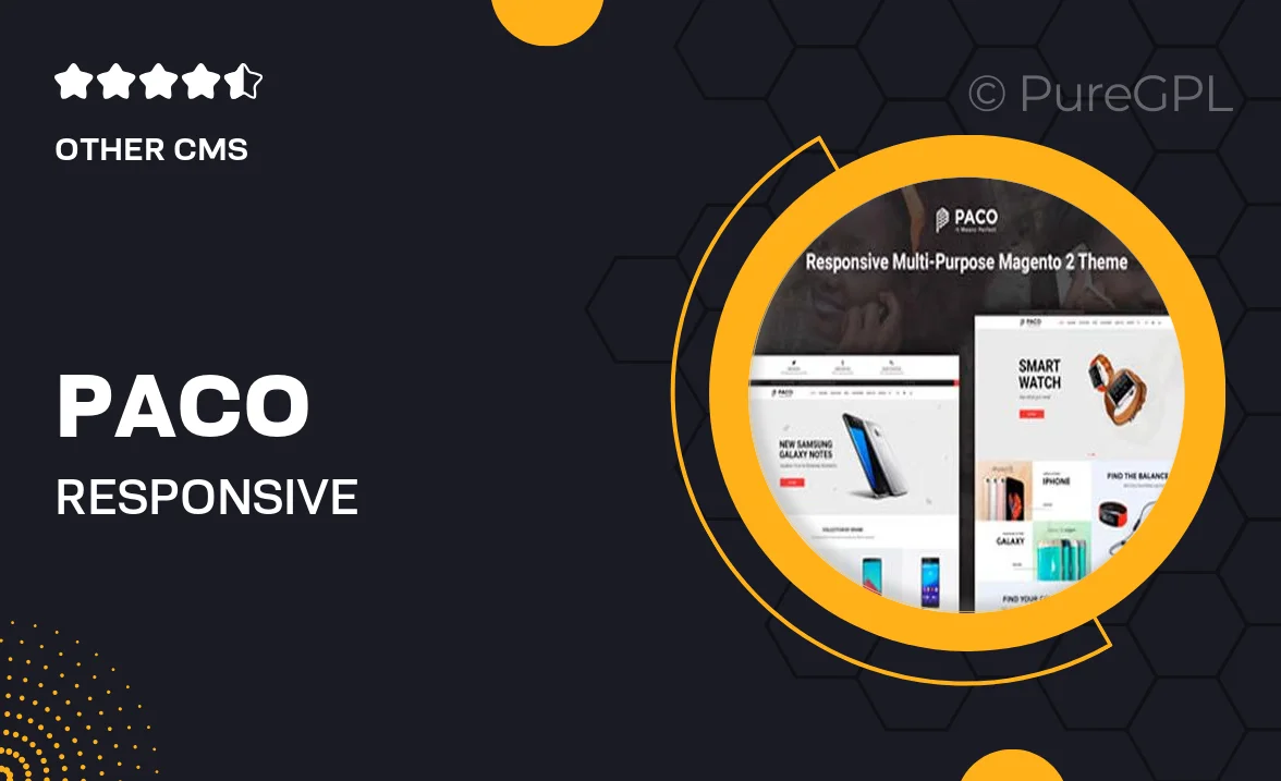 Paco – Responsive Multi-Purpose Magento 2 Theme