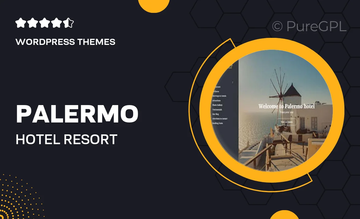 Palermo – Hotel & Resort WordPress Theme