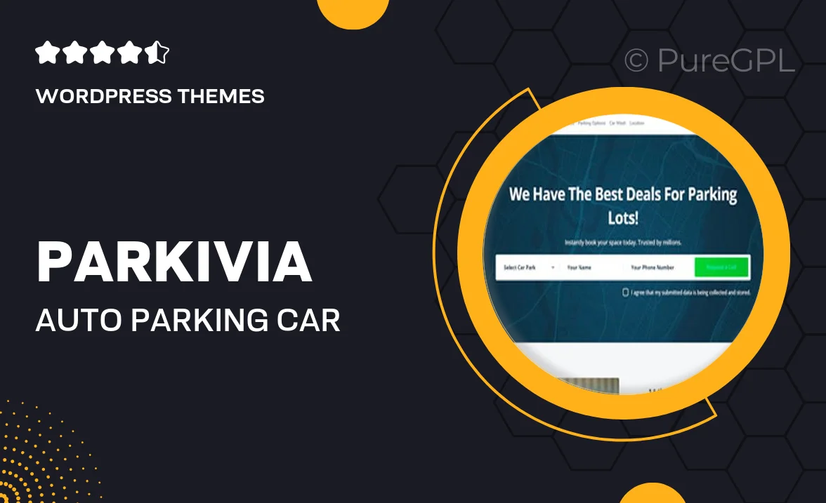 Parkivia | Auto Parking & Car Maintenance WordPress Theme