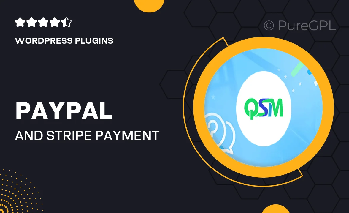 Paypal and Stripe Payment Integration