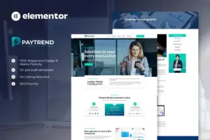 Paytrend – Online Payment Gateaway Elementor Template Kit